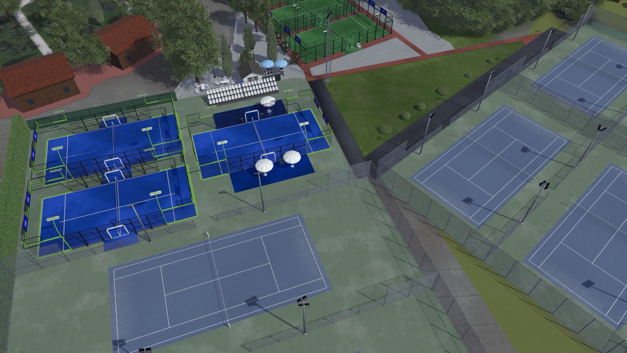 The academy from above